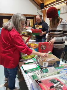 Local churches collect thousands of shoebox gifts for impoverished children worldwide